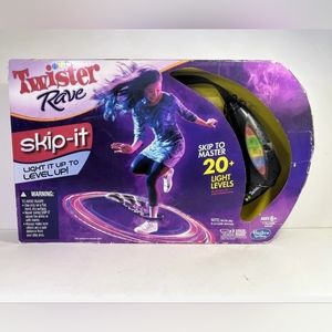 Twister Rave Skip It Electronic Light Up Jump Hop Party Game Hasbro Game Outdoor